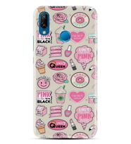 Huawei P20 Lite Mate 10 20 Lite Pro P40 Lite KılıfDesemli Silikon Donut Flamingo 1415