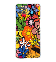 PrintiFy Oppo Reno 4 Lite ile Uyumlu Retro Color 2  Kamera Korumalı Şeffaf  Kılıf