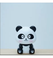 Karikatür Sevimli Güneş Sallayarak Kafa Beckoning Panda Oyuncak (103)