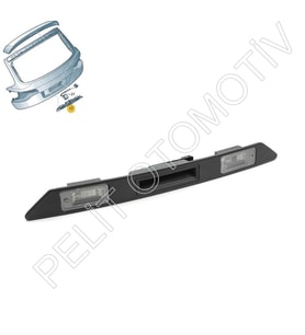 Audi A6 Bagaj Tutamağı 8P4827574 (Plaka Lambalı) (2005-2011)