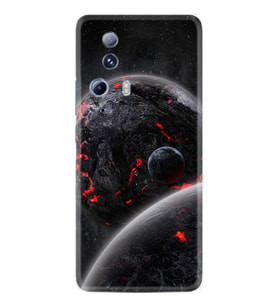 Xiaomi Mi 13 Lite Kılıf Resimli Desenli Silikon Platinium Series Kara Dünya 1902