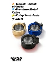Paslanmaz Metal Küllük, Şık ve Dayanıklı Tasarım, Pratik Kullanım