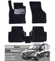 SKODA ROOMSTER (2006-2015) Uyumlu EVA Paspas Tam Set–Oto Paspas,Araca Özel,Kolay Montaj