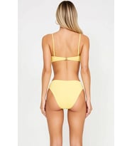 Kadın Bikini Takımı Askılı Straplez Kesim Kaplı Üst Normal Bel Slip Alt Döküm Aksesuar Örme Kumaş