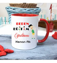 Beden Öğretmenine Özel Öğretmenler Günü Hediyesi Kişiye Özel Kupa Bardak