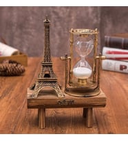 Dekoratif Biblo Kum Saati Eiffel Tasarım
