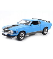 1970 Ford Mustang Mach 1 Model Araba 31453-01 Mavi