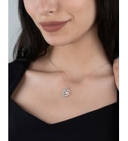Sedef Taşlı Gümüş Mihrimah Kolye