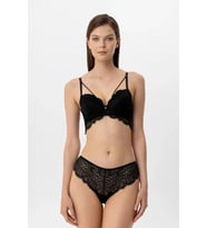 Pierre Cardin Lingerie Kadın İpli Detaylı Milan Push Up Dantelli Sütyen Takım