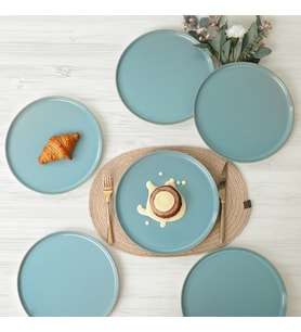 Keramika Turkuaz Granit Nordic Servis Tabağı 28 Cm 6 Adet - Q07