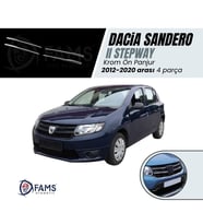 Dacia Sandero II Stepway 2012-2020 Krom Ön Panjur 4 prç. P.Çelik