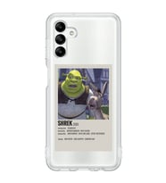 Samsung Galaxy A04S Uyumlu Shrek Minimalsit Poster Desenli Şeffaf Telefon Kılıfı