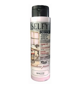 RİCH SLF-500-5818 SELFY DECOR VERNİKLİ AKRİLİK BOYA 500cc.LİLYUM