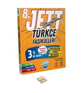 LGS 8. Sınıf Jett Türkçe Fasikülleri ve Telefon Standı
