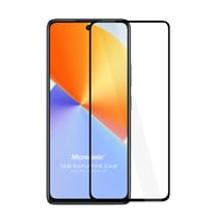 Microsonic Infinix Note 30 Tam Kaplayan Temperli Cam Ekran Koruyucu Siyah