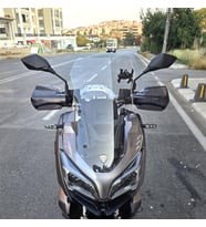 MOTOCAM RKS Reale 125 Ön Cam 2023-2026 Model 55cm Şeffaf Renkli 4mm KISA SPOR CAM