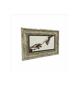 Adem’in Yaratılışı El Çizimi Baskılı Taş Tablo 20x30