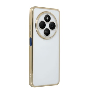Xiaomi Redmi 14C Kılıf Razer Lensli Silikon - Gold
