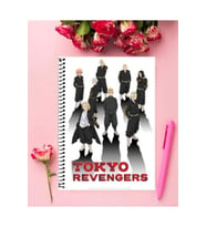 Tokyo Revengers Anime Defter 1 Adet Özel Tasarım A4 Boyutu 21*29 Cm Telli Kareli defter