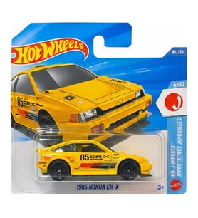 Hot Wheels - 1985 Honda CR-X - Sarı (1/64) JJJ51