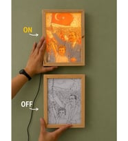 TABLOXY LED Işıklı Masaüstü Tablo Hediyelik Dekoratif ATA TÜRK 23 Nisan Çocuk Bayramı