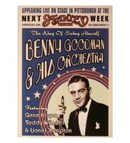 Benny Goodman Tablo Ahşap Poster Dekoratif