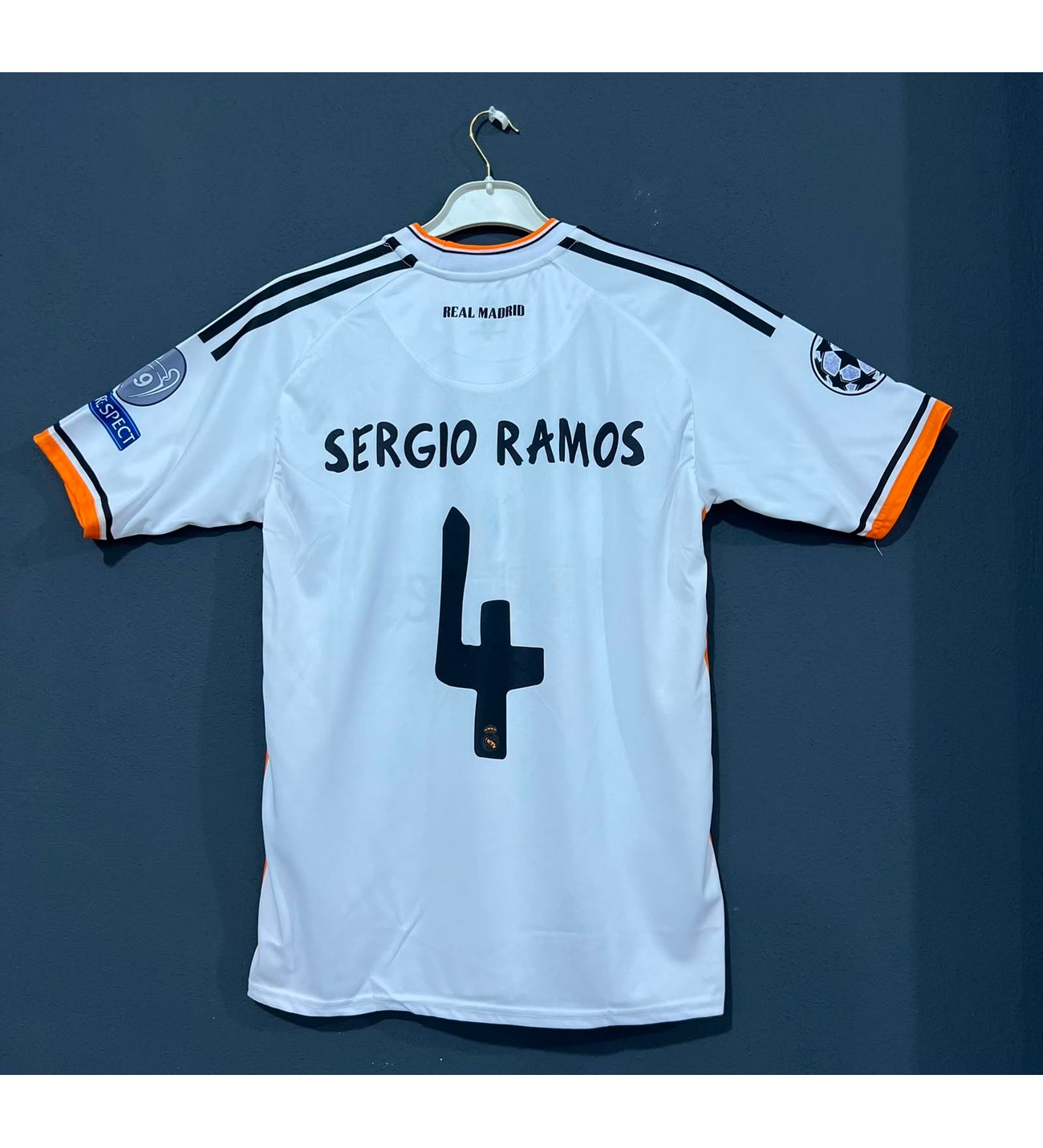 Real Madrid Kiev Şampiyonlar Ligi Sergio Ramos yetişkin Forması h