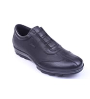 Fosco 9534 Erkek Hakiki Deri Sıcak Astar Casual Ayakkabı  (Siyah)