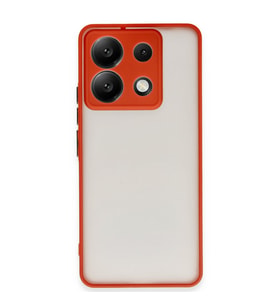 Redmi Note 13 5G Kılıf Montreal Silikon Kapak - Kırmızı