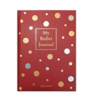 My Bullet Journal Defter (Confetti Kırmızı)