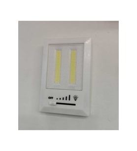 Mıknatıslı yapışkanlı pil led gece lambası, dolap içi aydınlatma (Krem)
