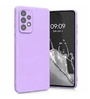 Coverzone Samsung Galaxy A13 4G ?le Uyumlu K?l?f Z-Mara Lansman Vieri Tam Koruma Arka Kapak Kamera Koruma �?k?nt?l? P�r�zs�z Y�zey Lila