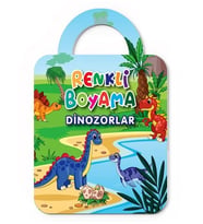Renkli Boyama Dinozorlar