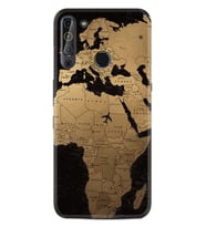 Casper Via X20 Kılıf Silikon Desen Özel Seri Map Planet 1656