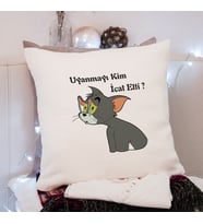 Tom ( Uyanmayı Kim İcat Etti ) Tasarımlı Yastık