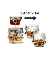 Viski Bardağı İskoç Tarzı Kristal 300 ml Kokteyl Konyak Votka Sunum Bardağı