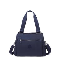 Krinkıl Kumaş Kadın Çantası Smart Bags 1125 Lacivert