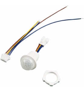 25cm Kablolu Led Lamba Tavan Işık Merdiven Otomatik Armatür Projektör Koridor Otopark Dolap Aydınlatması Gece Gündüz Algılama