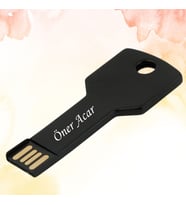 KİŞİYE ÖZEL KUTULU SİYAH 16GB ANAHTAR FLAŞ BELLEK FARKLI RENKLERDE