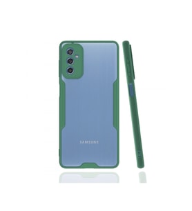 Pilelistore   Samsung Galaxy M52 5G Kılıf Platin Silikon - Yeşil