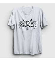 Presmono Unisex Beyaz Logo Metal Enslaved T-Shirt 527841tt (Beyaz)