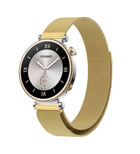 Huawei Watch GT 4 41mm Uyumlu 18mm Kordon Hasır Metal Mıknatıslı Örgü Zore KRD-01 Kayış