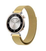 Huawei Watch GT 4 41mm Uyumlu 18mm Kordon Hasır Metal Mıknatıslı Örgü Zore KRD-01 Kayış