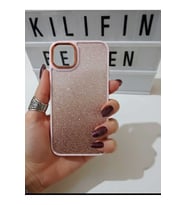 İphone 15 Plus \ 14 Plus Uyumlu Simli Kılıf Modeli