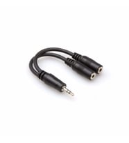 HOSA 3.5 mm. TRS (M)  Dual 3.5 mm. TRS (F) Y-kablo