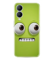 Vivo Y17S Kılıf Resimli Desenli Silikon Platinium Series Green 1832