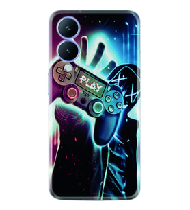 Vivo Y17S Kılıf Silikon Desen Özel Seri Play Me 1757