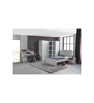 Soft Köşe Genç Odası Takımı (Beyaz)