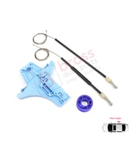 VW Polo Vento MK5 6R 6C 2009-2022 4/5 Kapı 6R4839462 İçin Elektrikli Arka Sağ Cam Kriko Tamir Seti