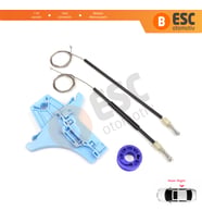 VW Polo Vento MK5 6R 6C 2009-2022 4/5 Kapı 6R4839462 İçin Elektrikli Arka Sağ Cam Kriko Tamir Seti